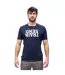 T-shirt Motif/style Imprimé Graphique Train Send Homme Bleu Marine Foncé Salewa-4