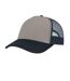 Casquette Trucker Rapper Gris Bleu Marine Atlantis Headwear-2