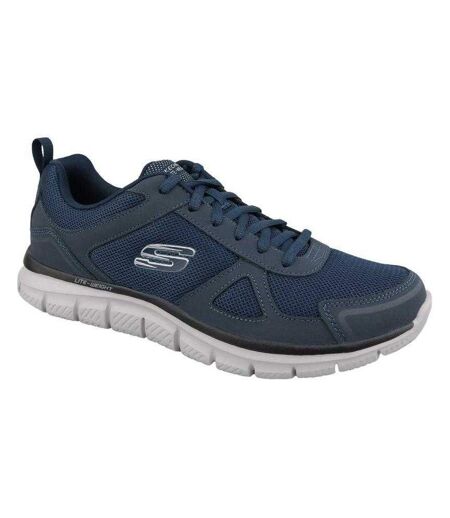 Mens Track Scloric Shoes Navy Blue Skechers