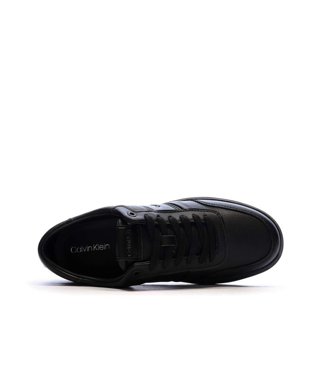 Baskets noires homme calvin klein jeans clean-4