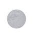 Tapis Rond à Poils Longs Rabbit 160cm Bleu Gris-1