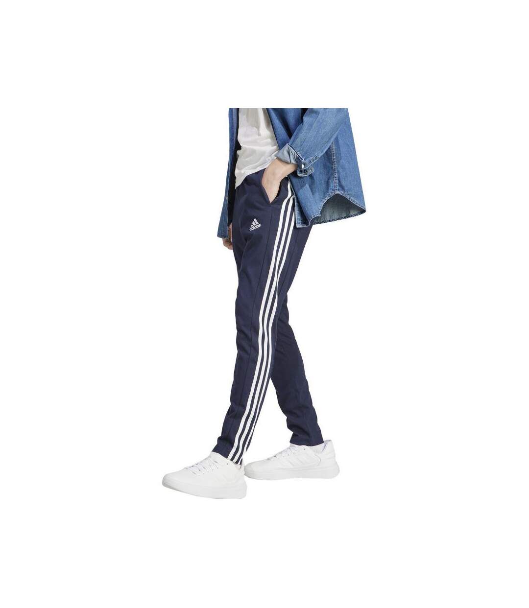 Pantalon De Jogging Essentials Homme Bleu Marine Adidas-3