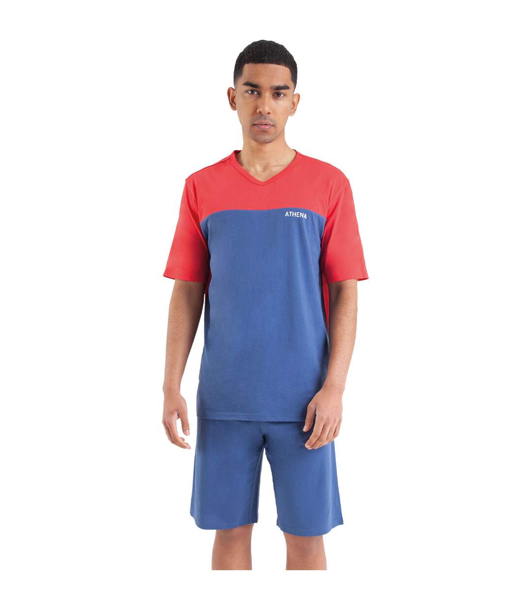 Pyjama court homme Ecopack Athena-2