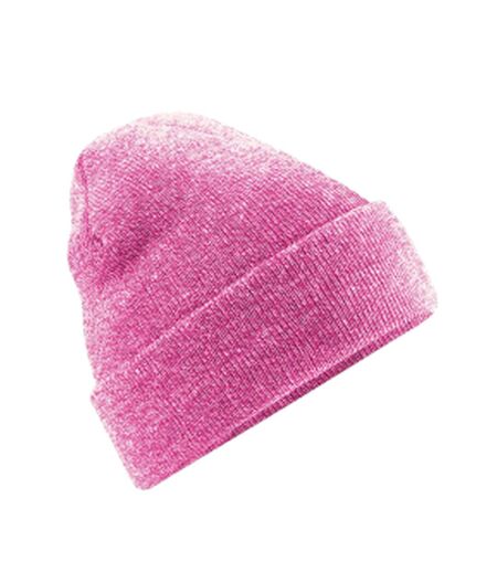 Bonnet À Manchettes Original Pour Adultes, Unisexe Rose Beechfield