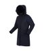 Womens/ladies shiloh faux fur trim parka navy Regatta-3