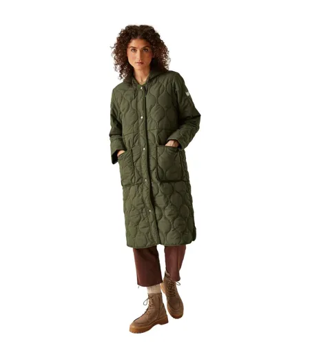 Doudoune Matelassée Jaycee Femme Kaki Foncé Regatta