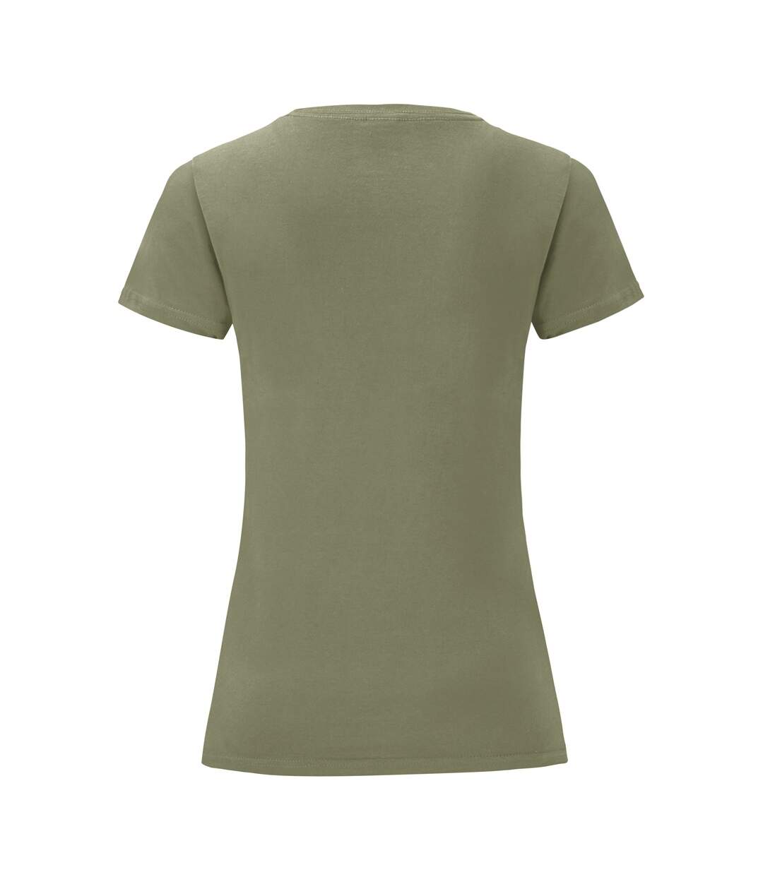 T-shirt manches courtes iconic femme vert kaki Fruit of the Loom