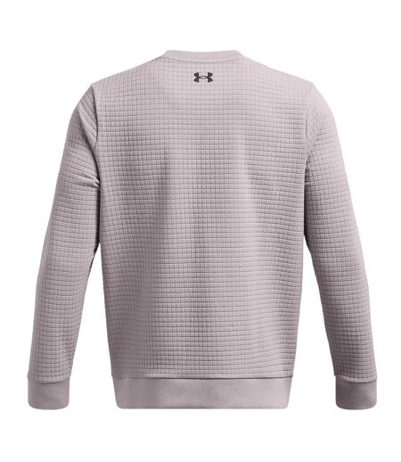 Sweat Motif/style Carré Homme Gris Under Armour