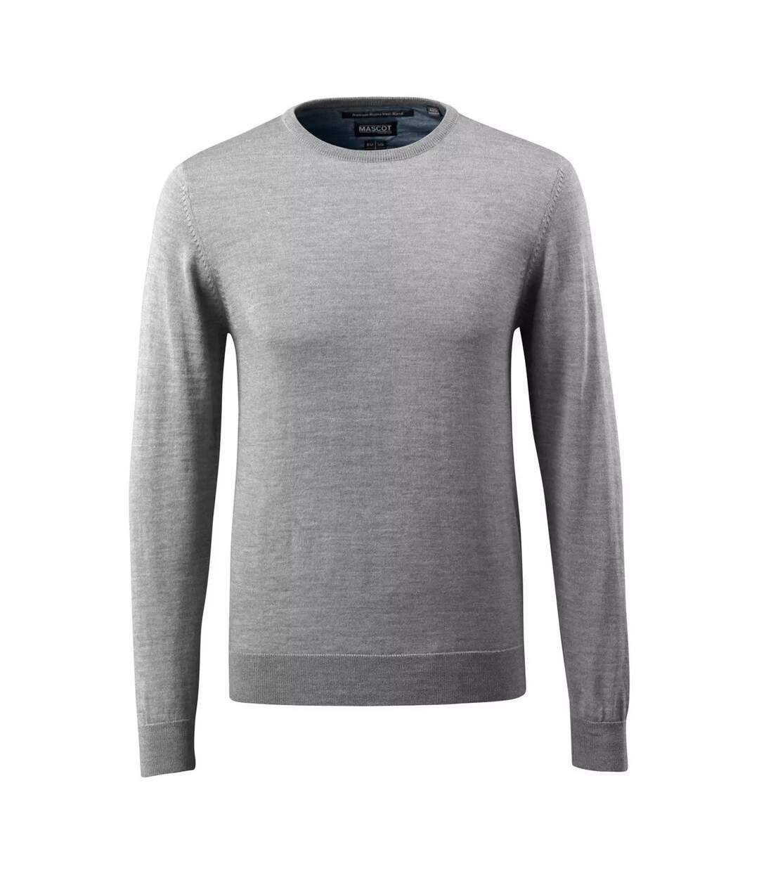 Mens Frontline Knitted Jumper Grey Mascot-1