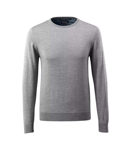 Mens Frontline Knitted Jumper Grey Mascot