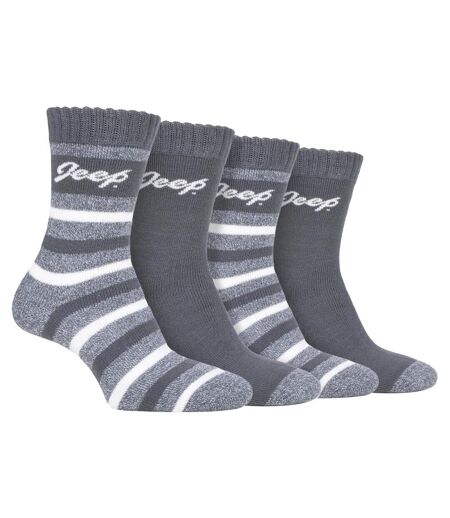 Paquet de 4 chaussettes chaudes doublées de polaire pour bottes thermiques