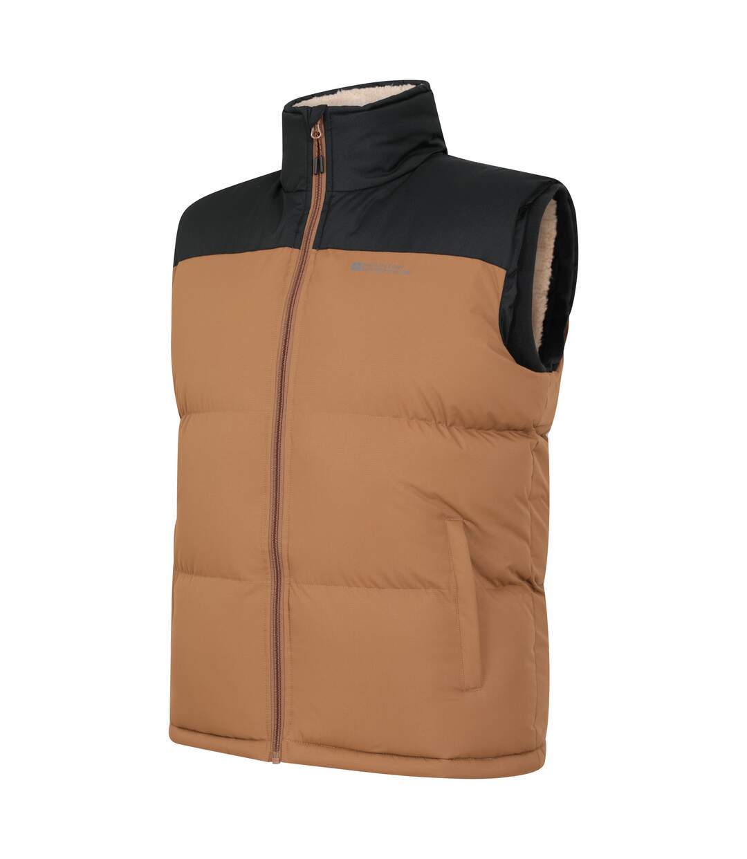 Mens rock borg padded gilet orange Mountain Warehouse