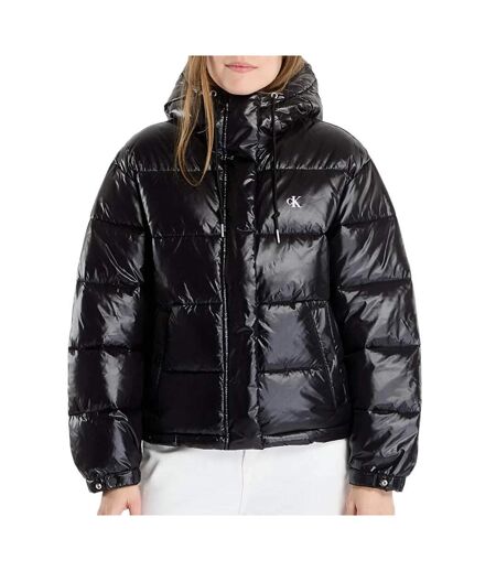 Doudoune noir femme calvin klein jeans shine