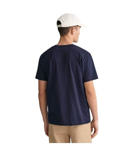 Mens Fit Shield T-shirt Navy Gant