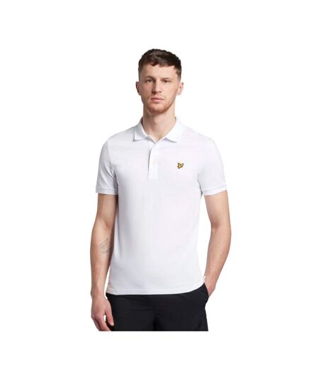 Polo Motif/style Logo Homme Blanc Lyle & Scott