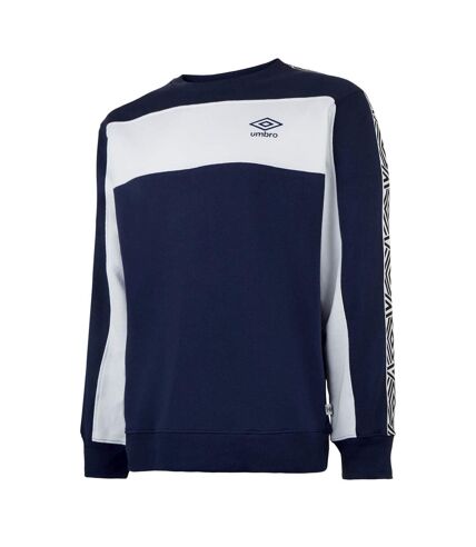 Unisex adult surf sweatshirt medieval blue/white Umbro