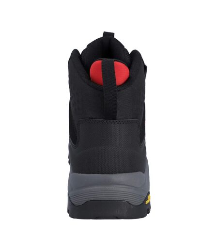 Chaussures Montantes De Marche Storm Expedition Homme Noir Rouge Hi-Tec