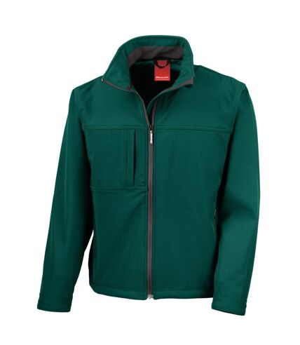 Result Mens Softshell Premium 3 Layer Performance Jacket (Waterproof, Windproof & Breathable) (Bottle Green) - UTBC2046