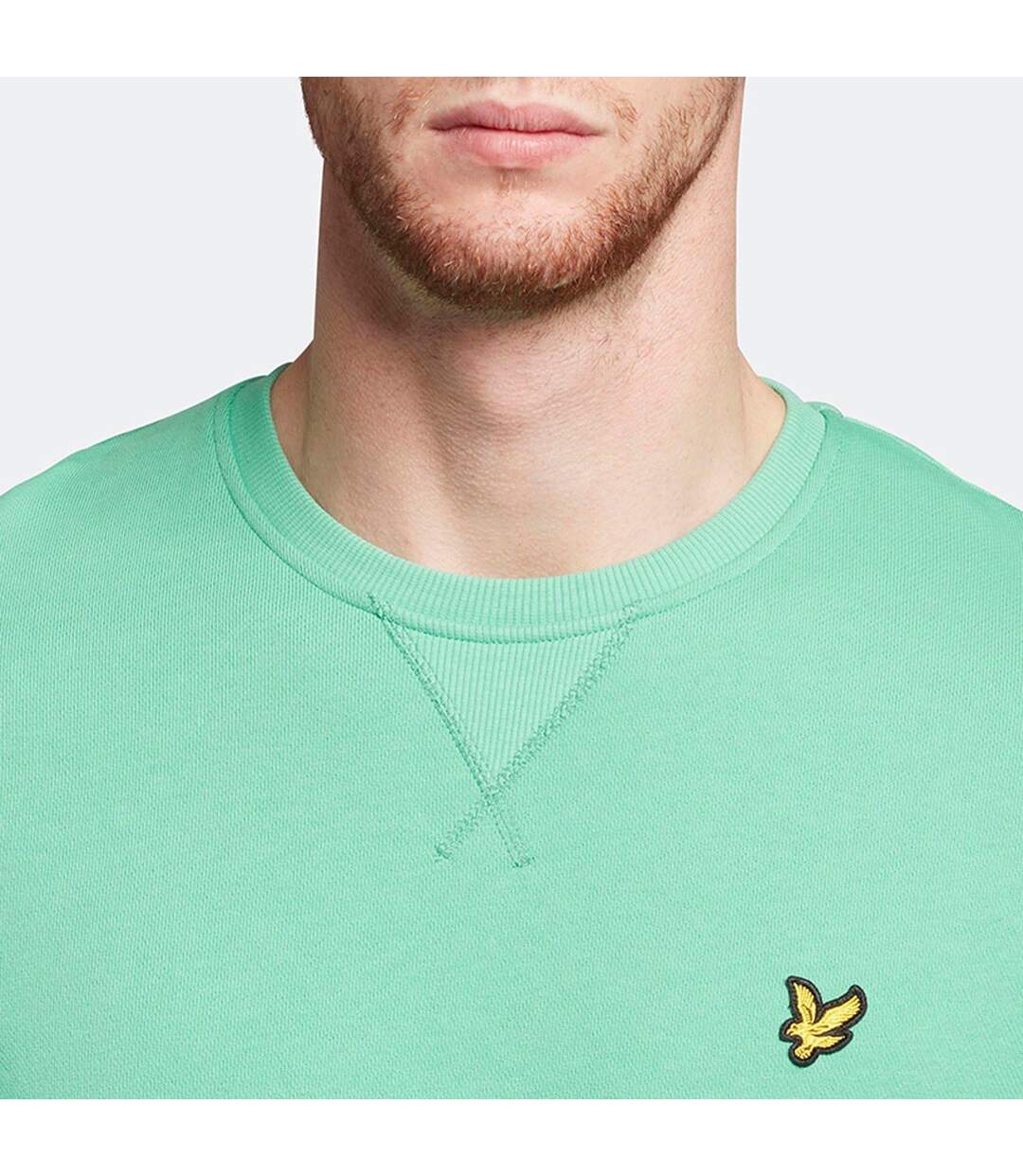 Sweat Homme Vert Menthe Lyle & Scott-4