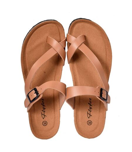 Sandale Femme PREMIUM - Chaussure d'été Qualité et Confort - M28 COMPENSE TAUPE