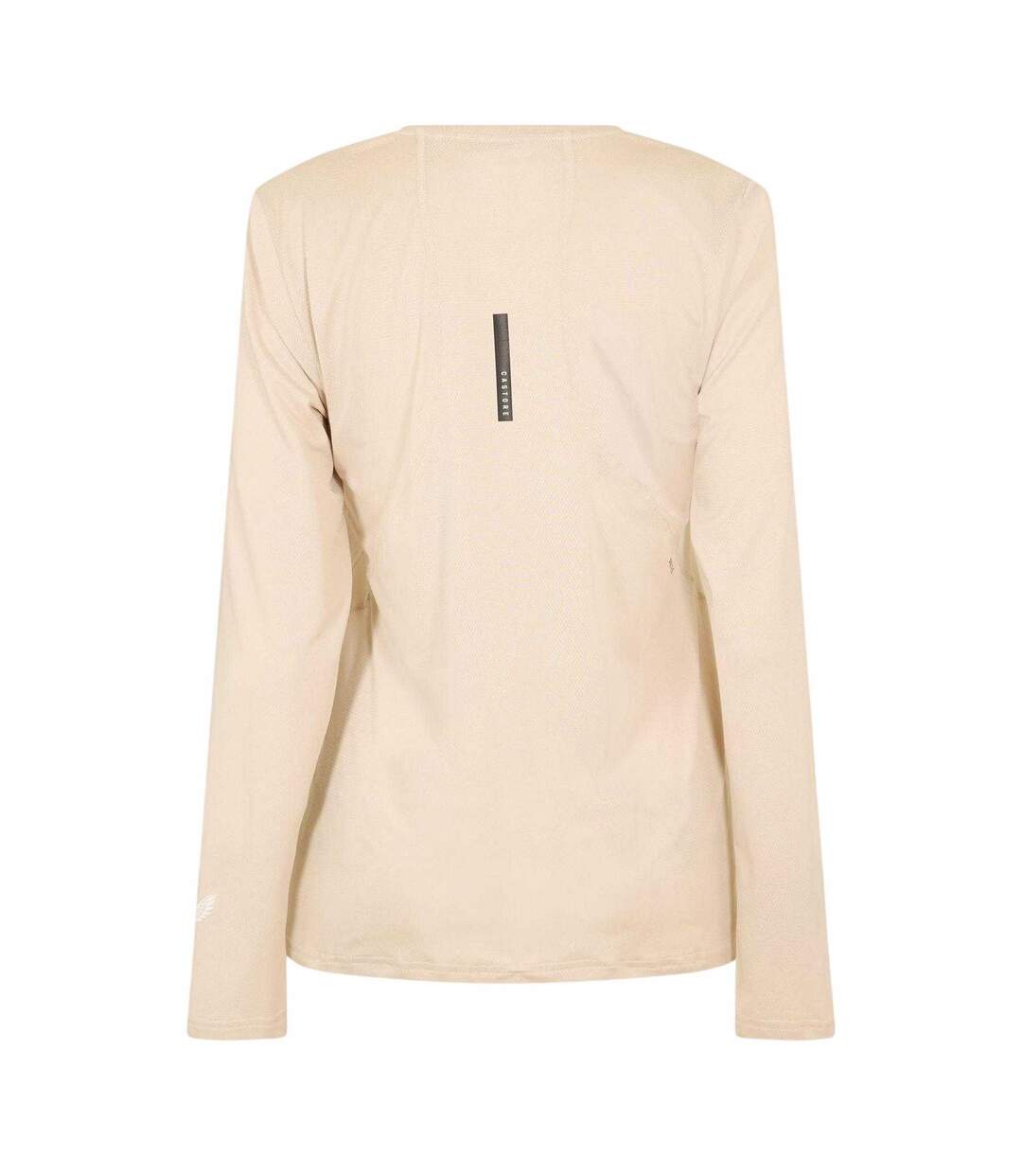 Womens/ladies Movement Long-sleeved T-shirt Beige Castore-2