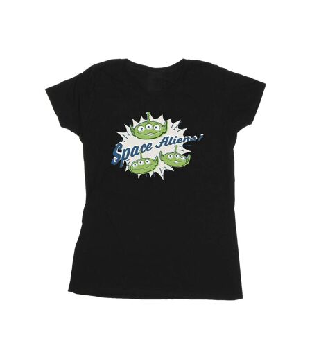 Disney T-shirt en coton Femmes/Ladies Toy Story Aliens (Noir) - UTBI44291