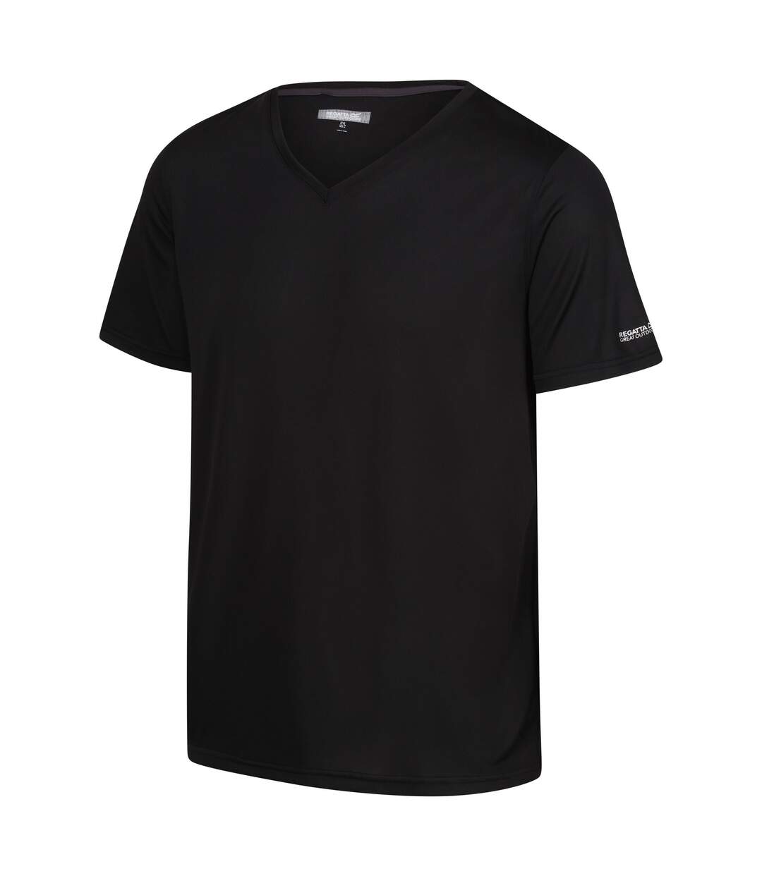 T-shirt Fingal Homme Noir Regatta-4