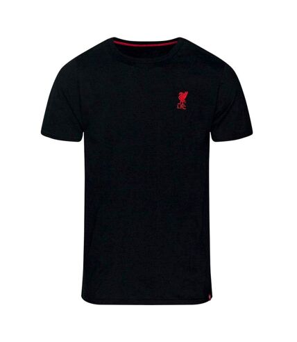 Liverpool FC Mens Embroidered T-Shirt (Red/White)