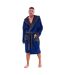 Robe De Chambre Homme Bleu Marine Charbon Keanu-2