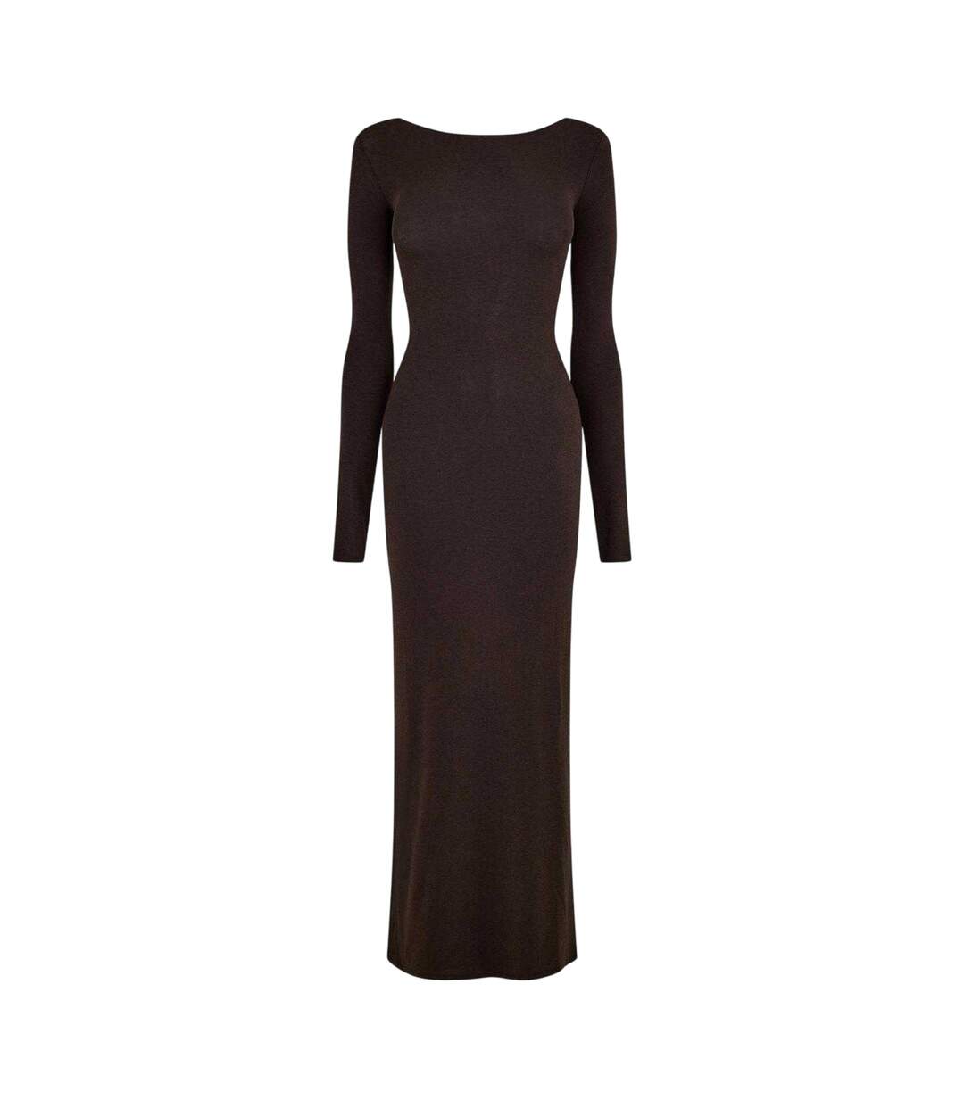 Robe Longue Maxi Femme Marron WRSTBHVR-1