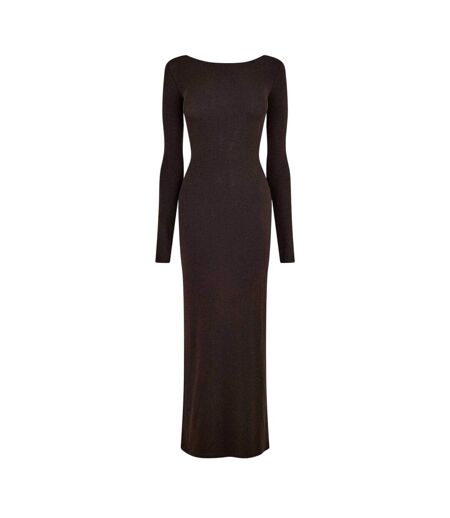 Robe Longue Maxi Femme Marron WRSTBHVR