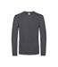 T-shirt Manches Longues #e190 Homme Gris Foncé B&C-1
