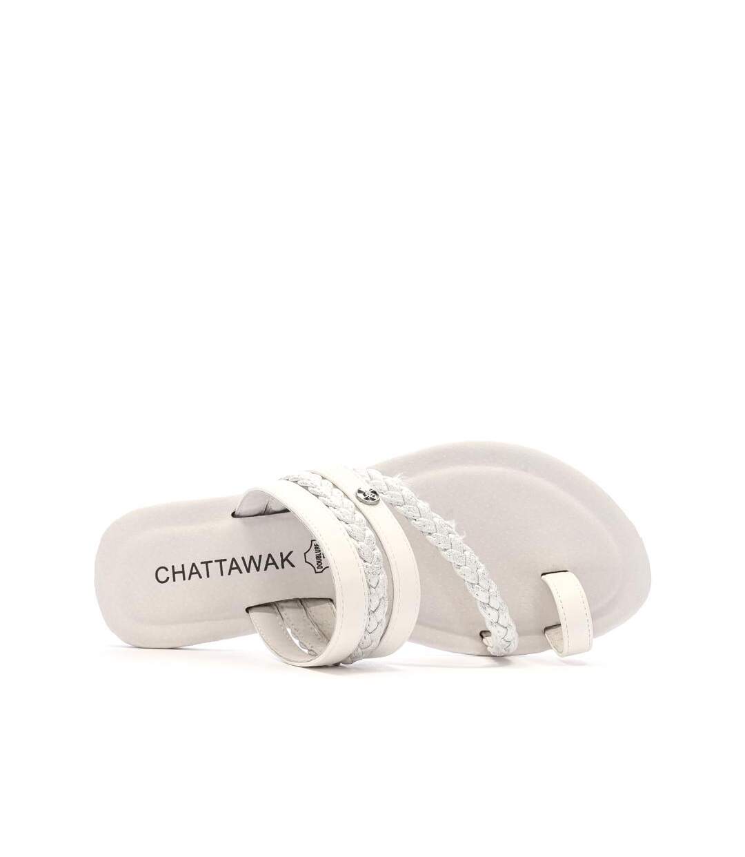 Sandales blanc femme chattawak tifa-4