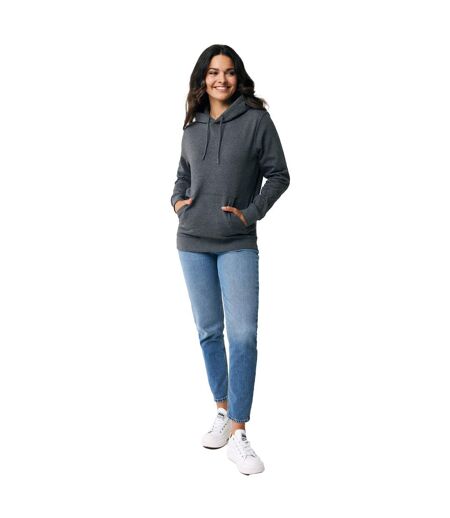 Unisex adult torres recycled cotton undyed hoodie heather anthracite Iqoniq
