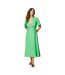 Robe mi-longue femme vert Principles