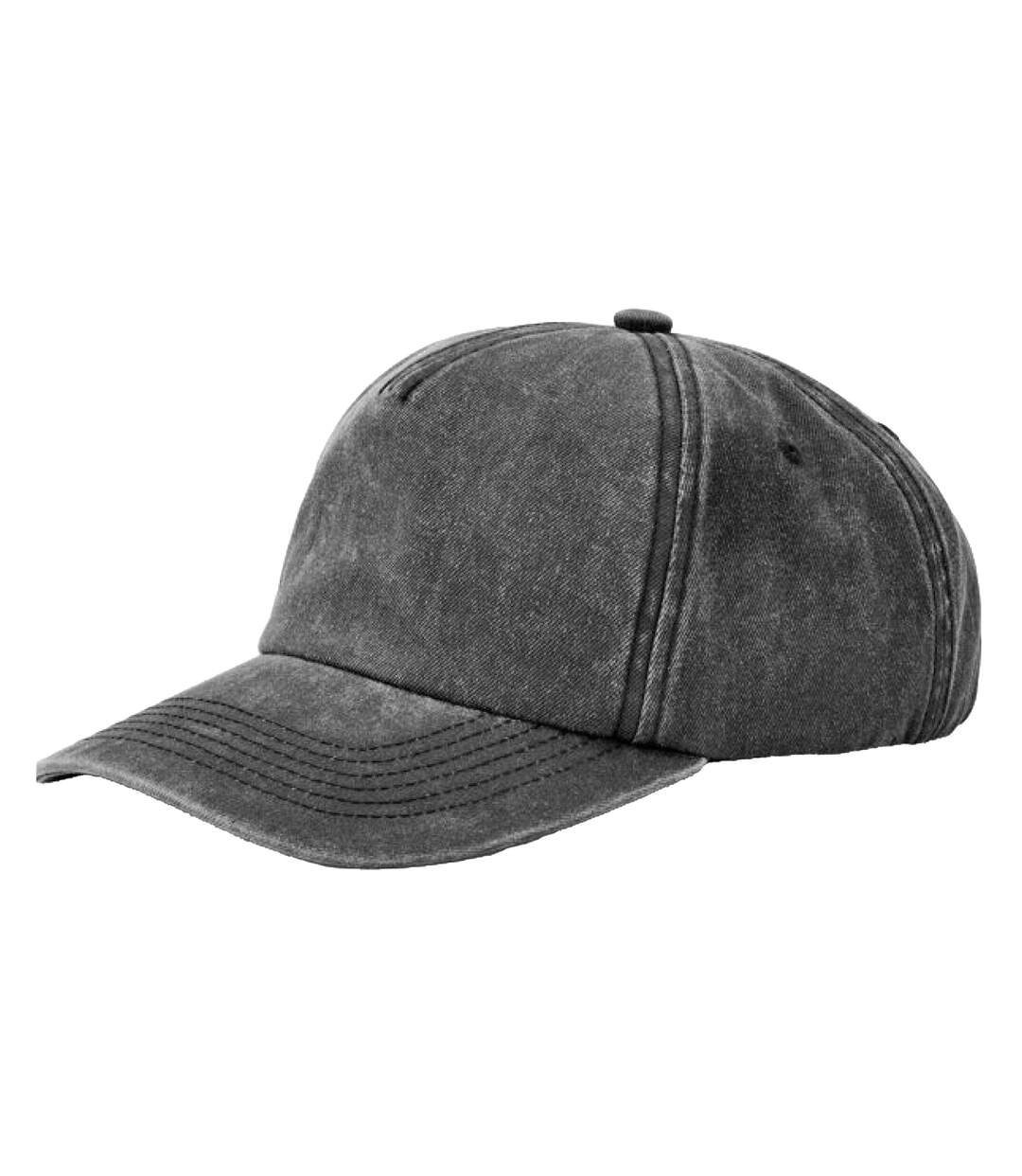 Casquette De Baseball Motif/style Rétro Relaxed Vieux Noir Beechfield-2