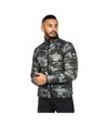 Crosshatch Mens Mellawear Camo Padded Jacket (Green)