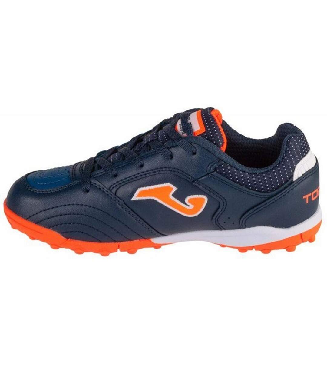 Childrens/kids Top Flex 2433 Football Artificial Ground Football Boots Navy Blue Orange Joma-2