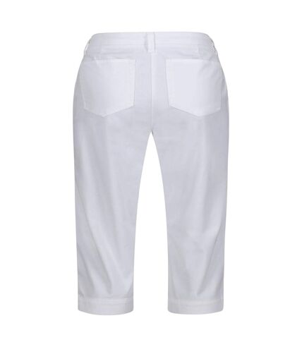 Womens/ladies bayletta capri trousers white Regatta