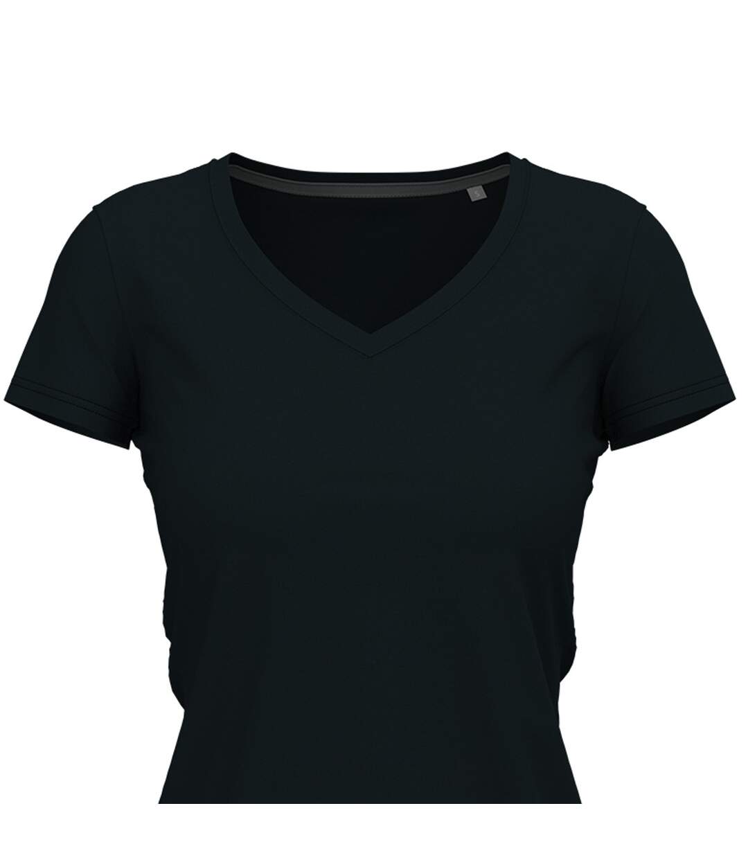 Womens/ladies Claire V Neck T-shirt Midnight Blue Stedman-2