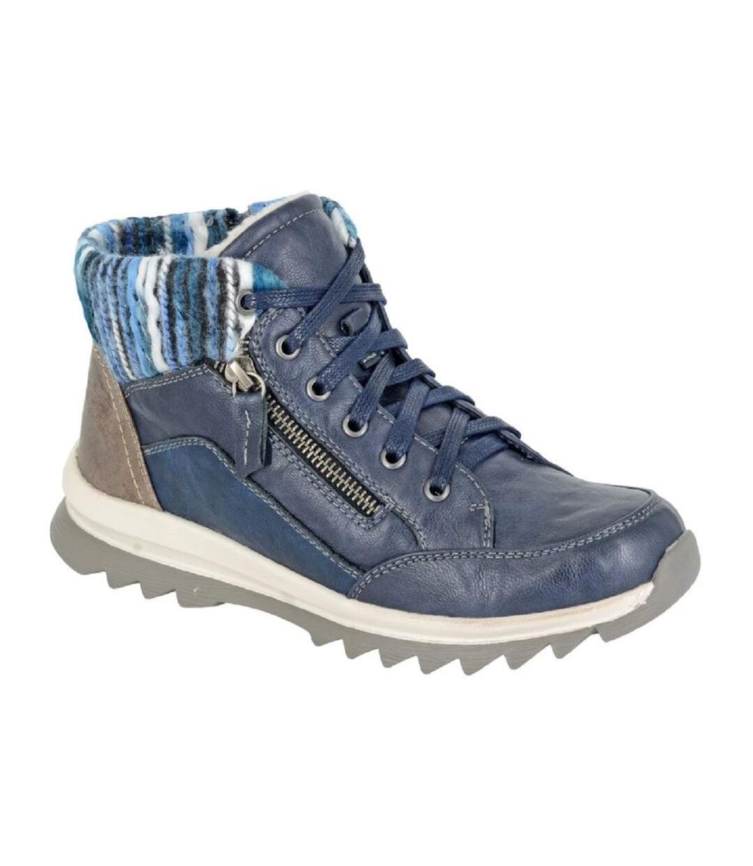 Bottes Erte Femme Bleu Marine Cipriata-1