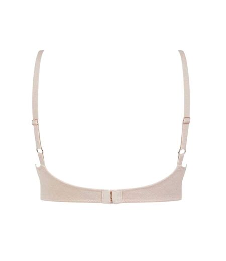 Womens/ladies All Over Logo T-shirt Bra Peach Blush Ted Baker