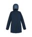 Womens/ladies denbury v 3 in 1 waterproof jacket navy/coronet blue Regatta-1