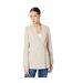 Womens/ladies collarless blazer taupe Dorothy Perkins