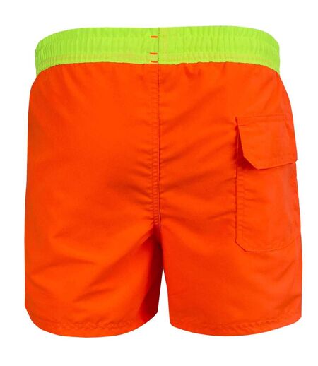 Short De Bain Homme Orange Fluo Crowell
