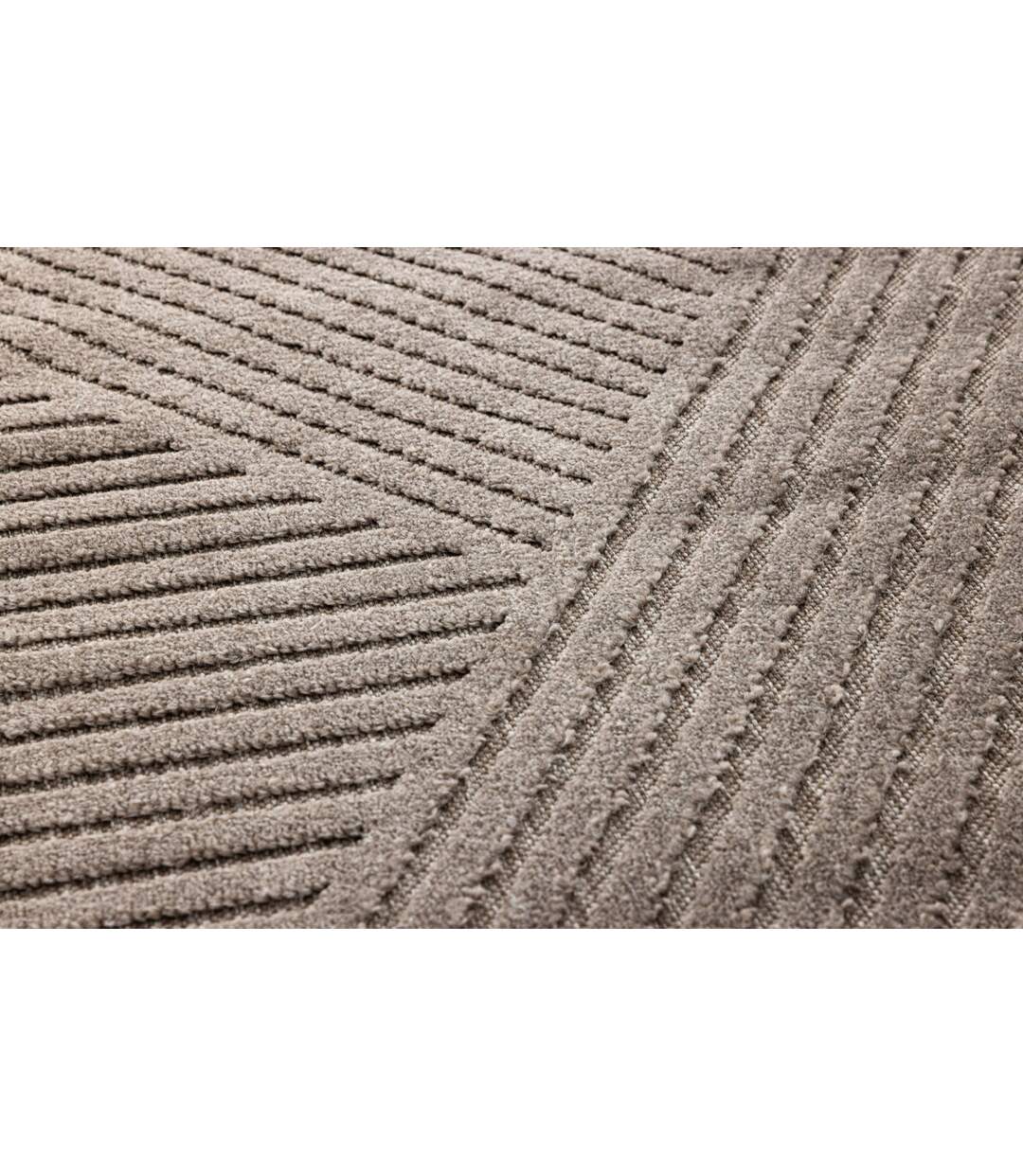 Tapis Déco Aron Solar 240x340cm Marron-3