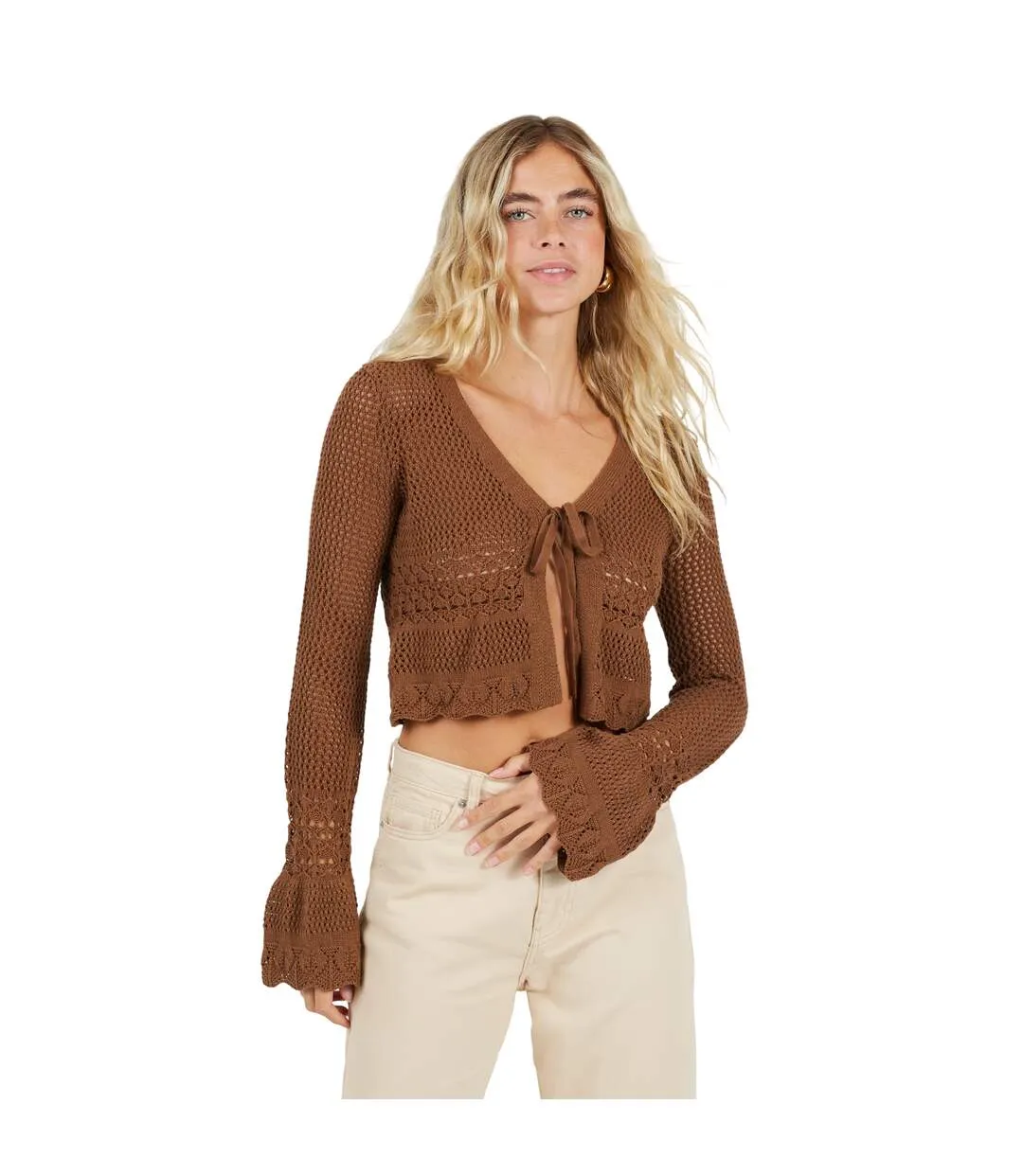 Cardigan Femme Marron Brave Soul-2