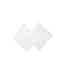 Lot de 2 Lingettes Fibre de Bambou 40cm Blanc-1