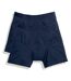 Fruit Of The Loom Mens Classic Boxer Shorts (Pack Of 2) (Deep Navy)