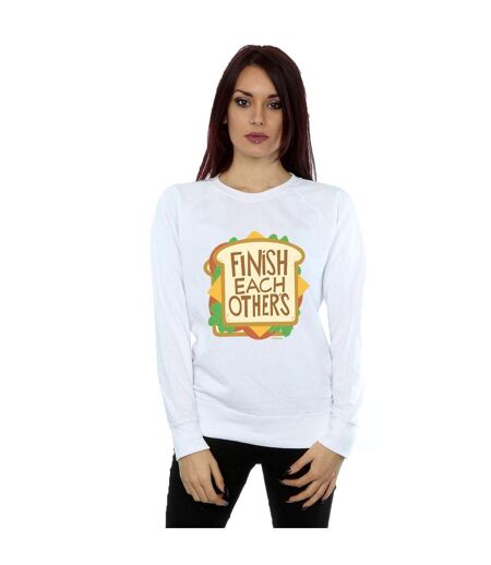 Disney Womens/Ladies Wreck It Ralph Anna's Shirt Sweatshirt (Blanc) - UTBI43094